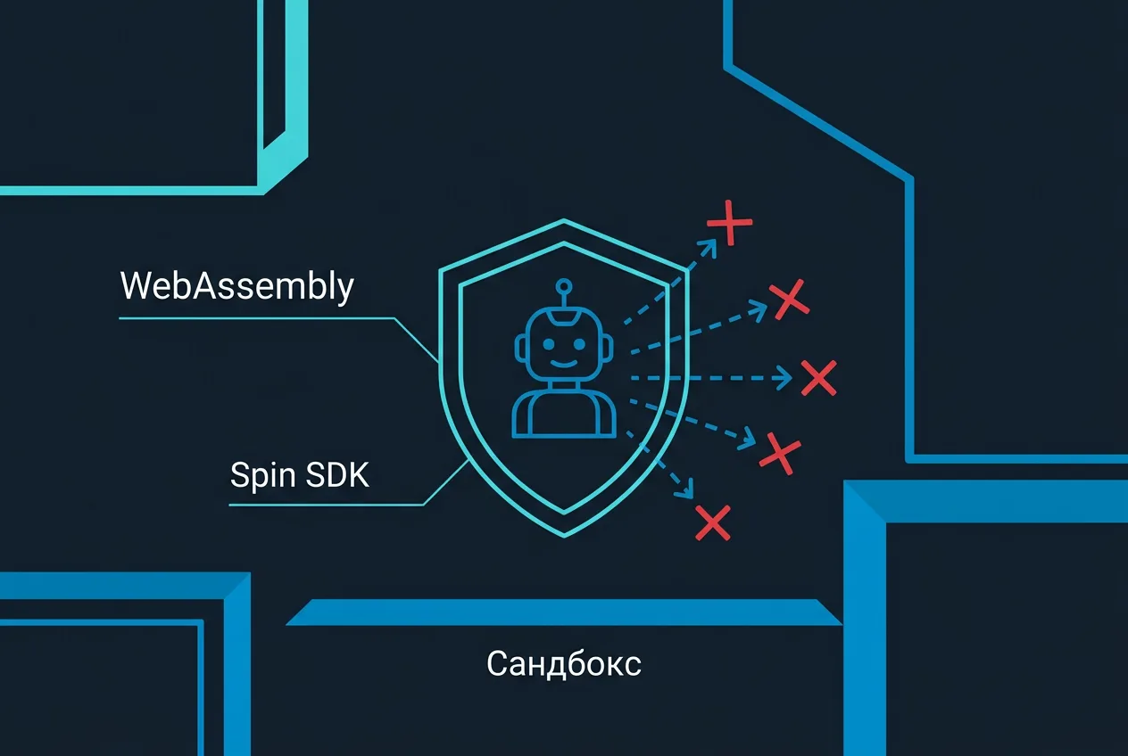 Схема изоляции Akamai Agent Sandbox на базе WebAssembly и Spin SDK