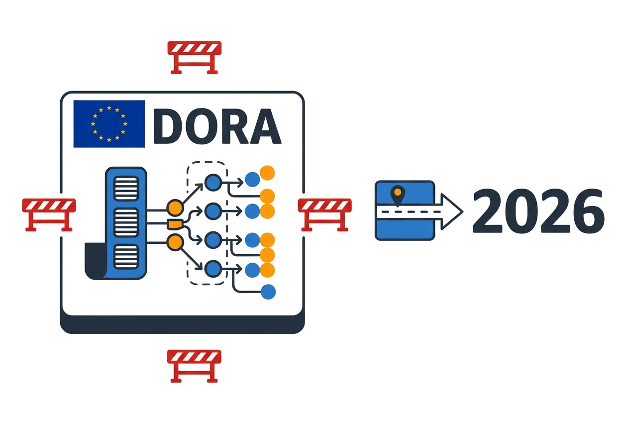 Инфографика соответствия AWS European Sovereign Cloud европейским регуляторным требованиям DORA