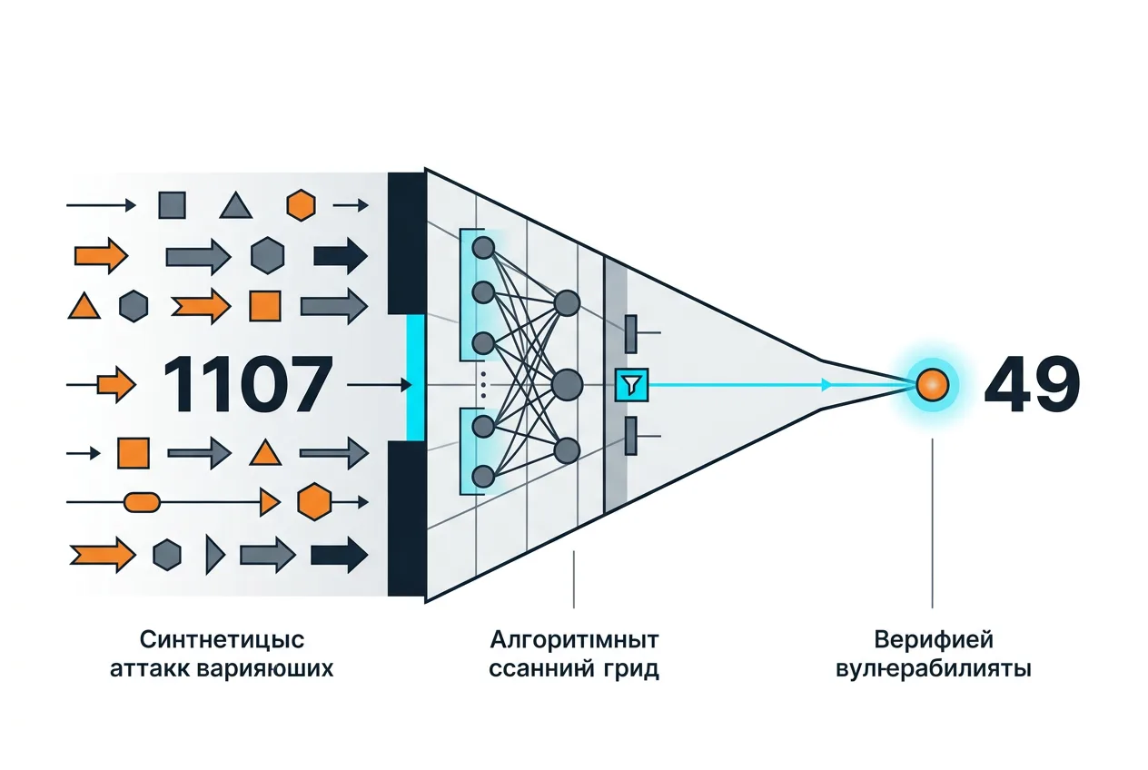 Инфографика фильтрации 1107 мутаций атак до 49 уязвимостей в Cloudflare WAF